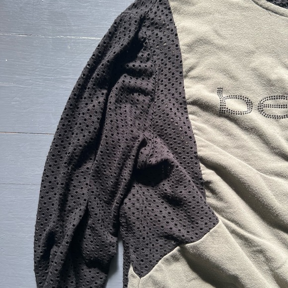 PREOWNED SIZE XL BEBE JOGGING SUIT GREEN/BLACK - Picture 3 of 5